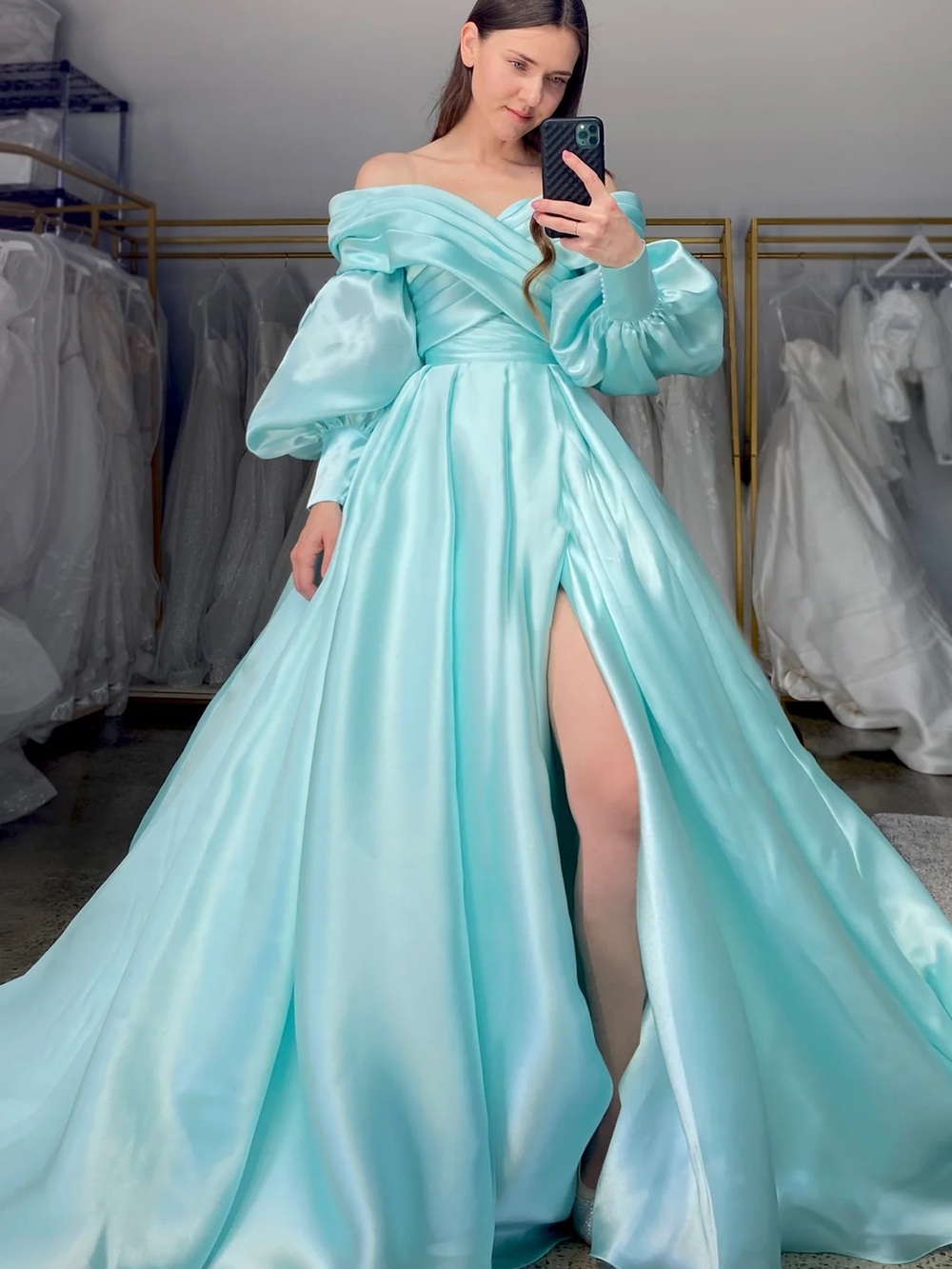 Olivia Bottega Aquamarine Wedding Dress Audrey